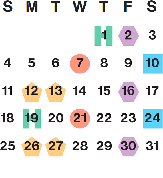 January 2026 calendar month grid with columns for Sunday to Saturday, January 1 on Thu first row, and January 31 on Sat sixth row