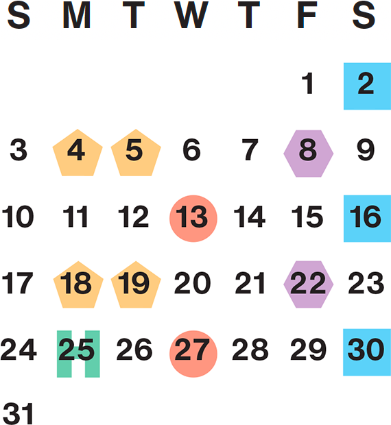 May 2026 calendar month grid with columns for Sunday to Saturday, May 1 on Fri first row, and May 31 on Sun sixth row