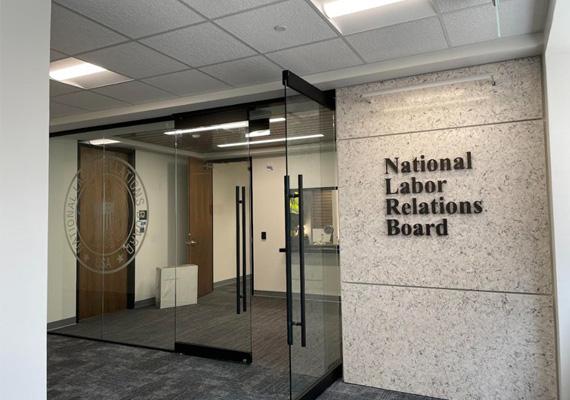 National Labor Relations Board office at Garmatz U.S. Courthouse in Baltimore Maryland.
