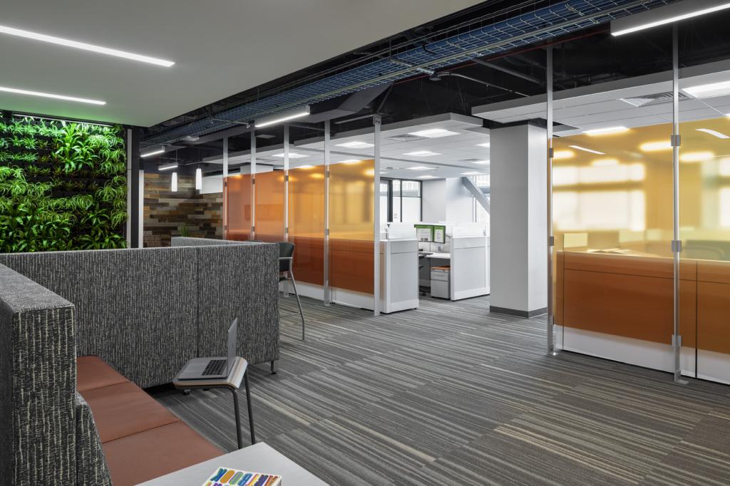 Interior space in the USDA Wallace F. Bennett Federal Building