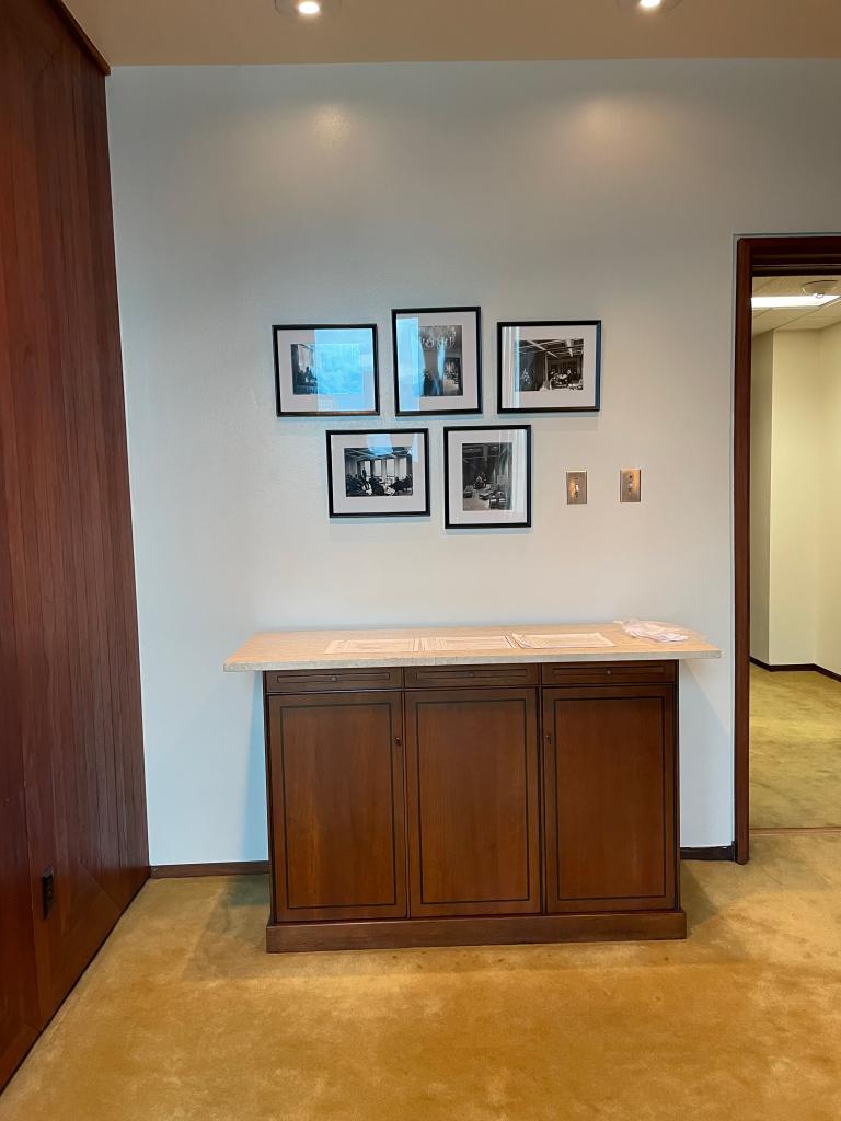 Historic photos inside the LBJ Suite