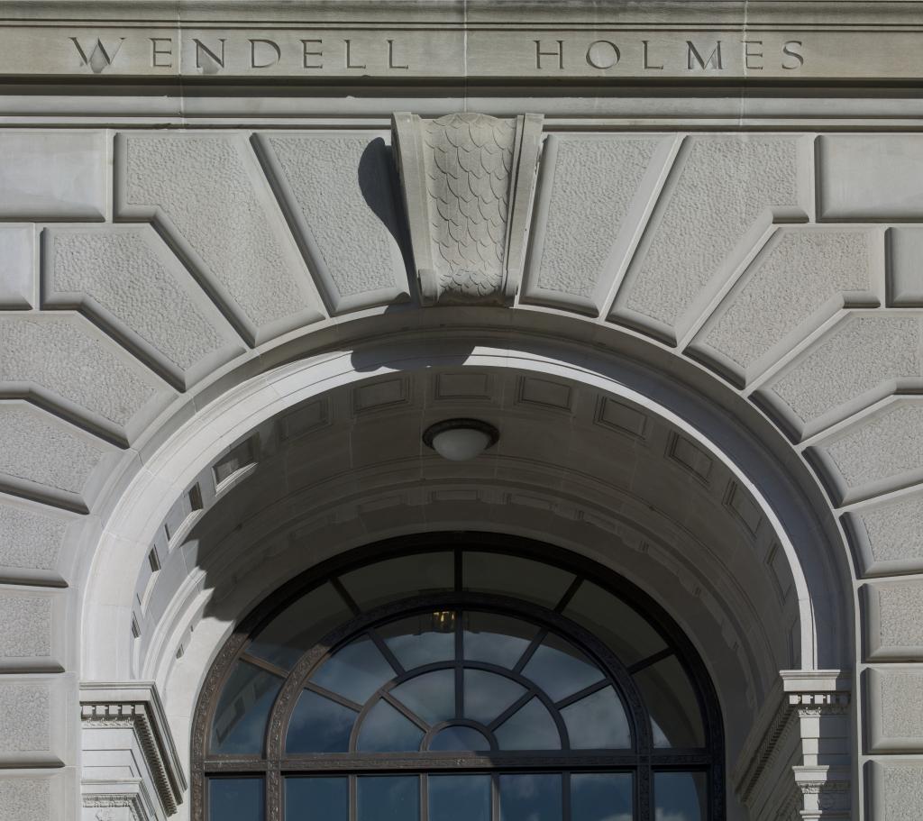 IRS building facade along Constitution Avenue.