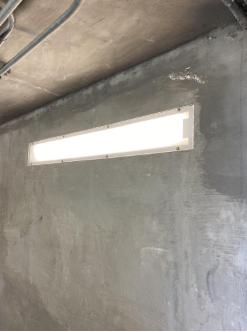 Recessed tunnel light