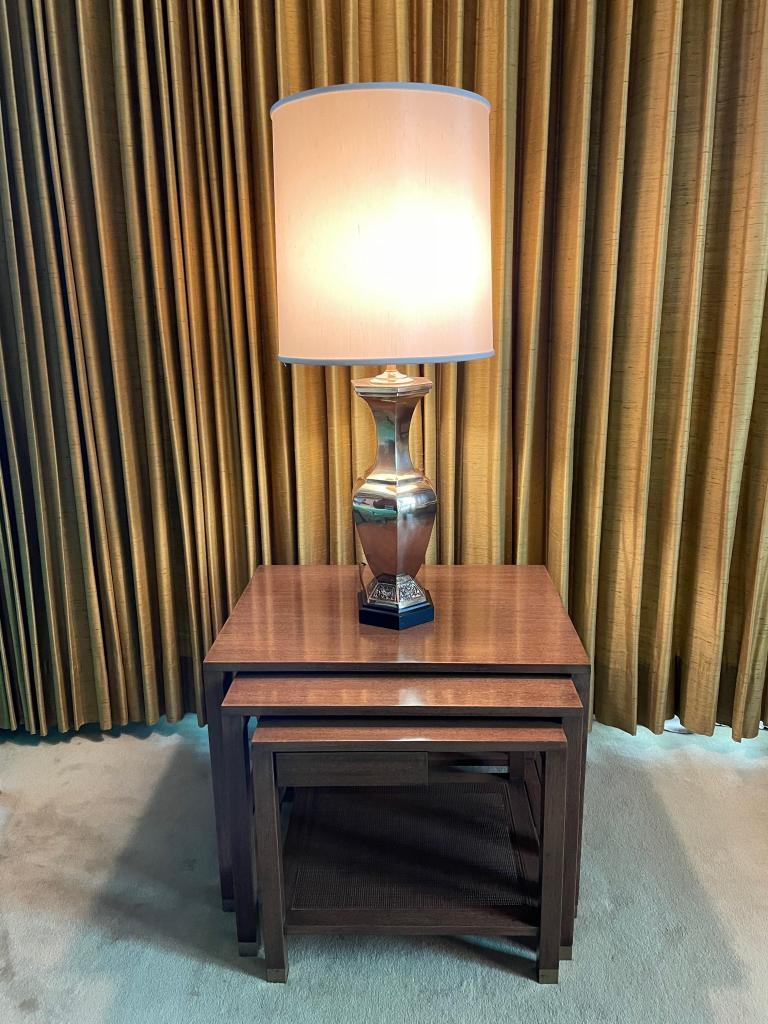 Preserved lamp inside the LBJ Suite
